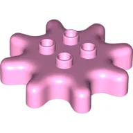 Duplo Gear 4 x 4 - 8 Tooth / Bright Pink
