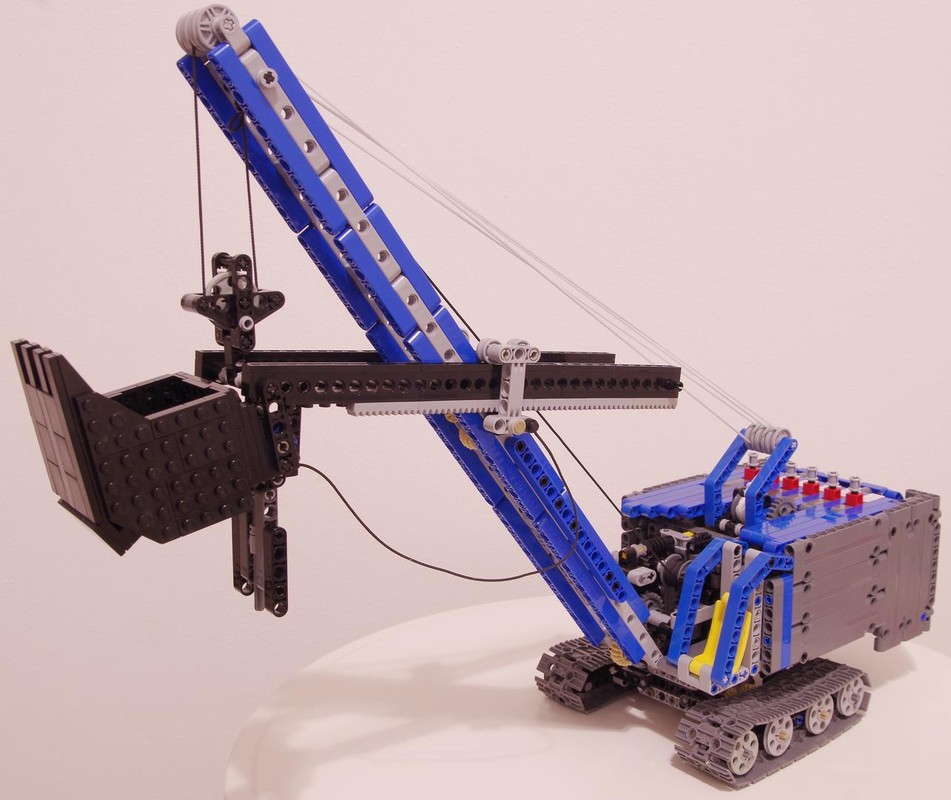 Lego Rope shovel excavator