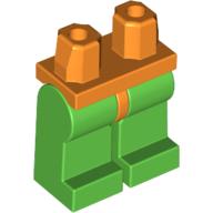 Lego Hips and Bright Green Legs / Orange