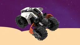 TECHNIC Space Scarab Rover MOC - with "pull-back" motor