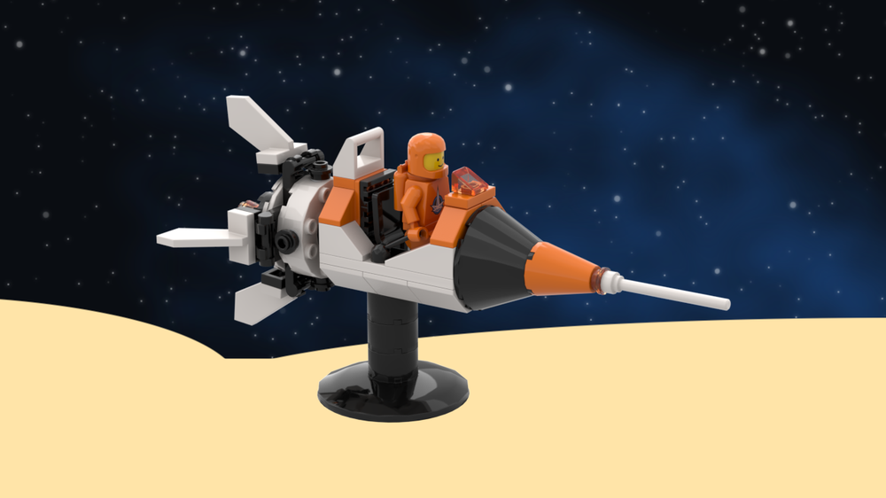Lego Universe Nexus Rocketship - reimagined