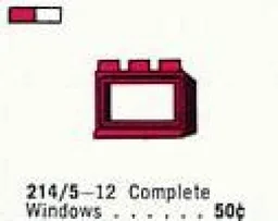 1 x 3 x 2 Window in Frame
