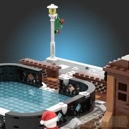Modular ice skating ring