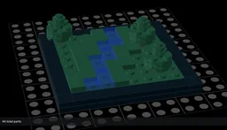 Mini river diorama