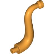 Lego Animal Body Part / Plant, Tail / Trunk / Tentacle / Tongue / Vine / Tree Branch (Short Tip) / Medium Orange