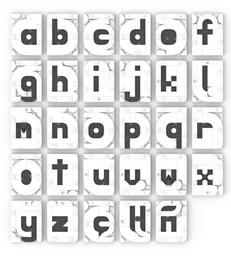 Lower-case Letter Models for 41839-1 Message Board