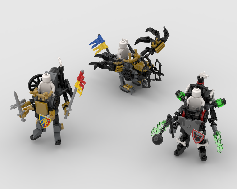 Lego Steam Knight Armors