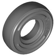 Lego Tyre 14 x 4 Smooth Small Single [New Style] / Dark Bluish Gray