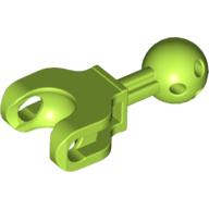 Lego Large Figure Skeletal, Limb, 4L with Ball Joint on Axle and Ball Socket / Lime