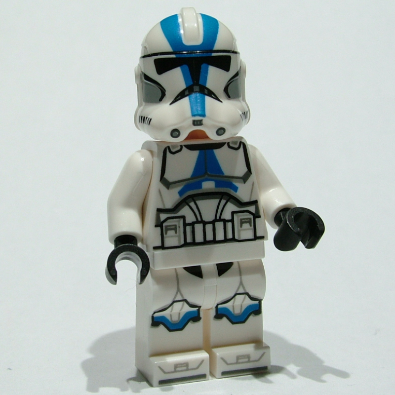 Lego Clone Trooper, 501st Legion, White Arms