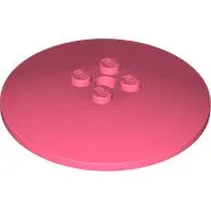 Dish 6 x 6 Inverted (Radar) with Solid Studs / Coral