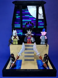 TMNT Shredder's Hideout Diorama