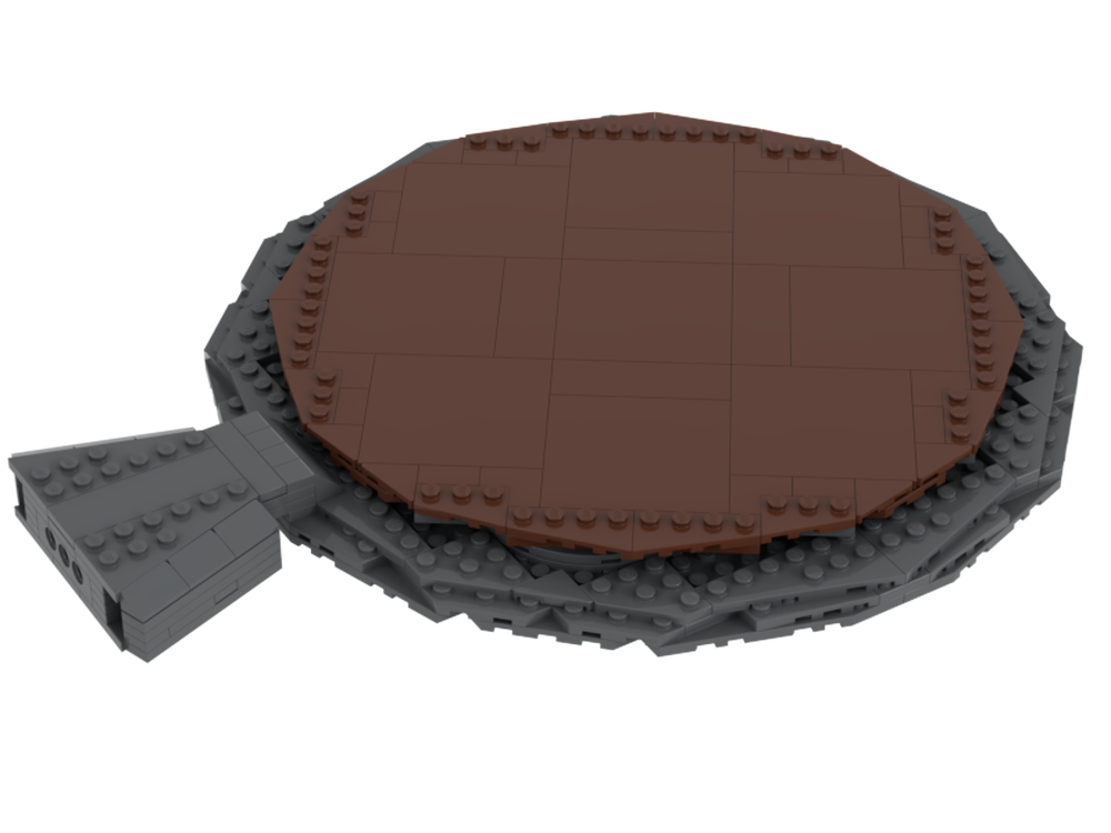 Lego Batcave Batmobile Parking Pad BTAS The Animated Series