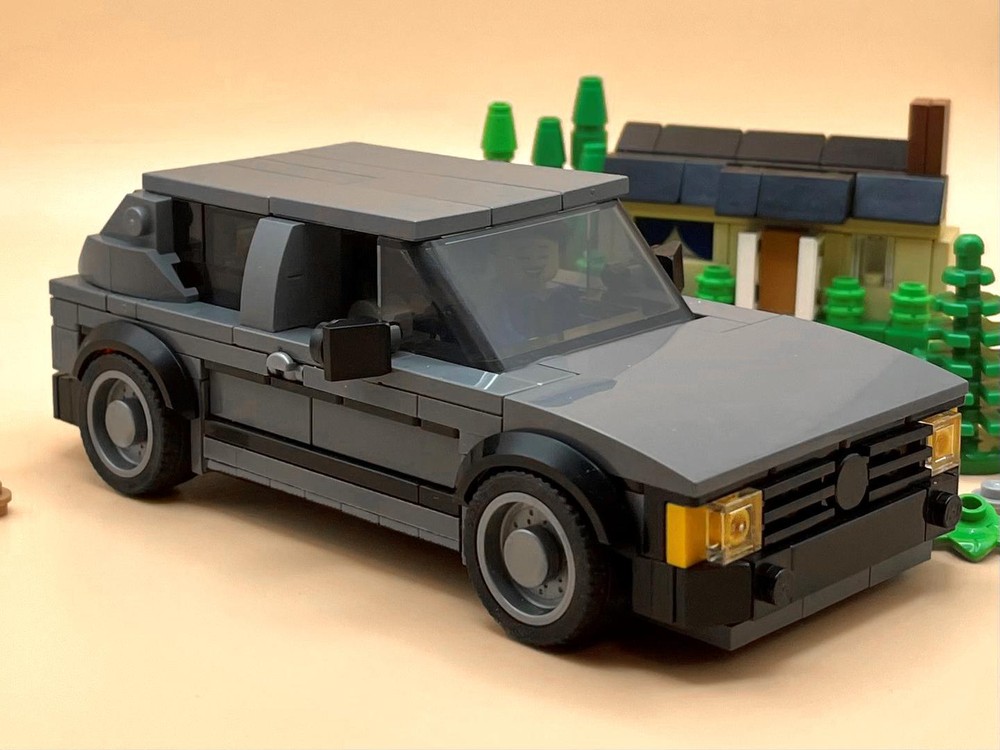 Lego People's Car Rabbit / Golf - Dark Bluish Gray