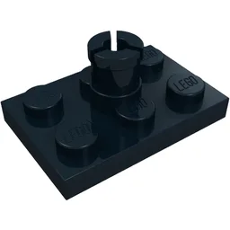 Plate Special 2 x 3 with Helicopter Rotor Holder / Black