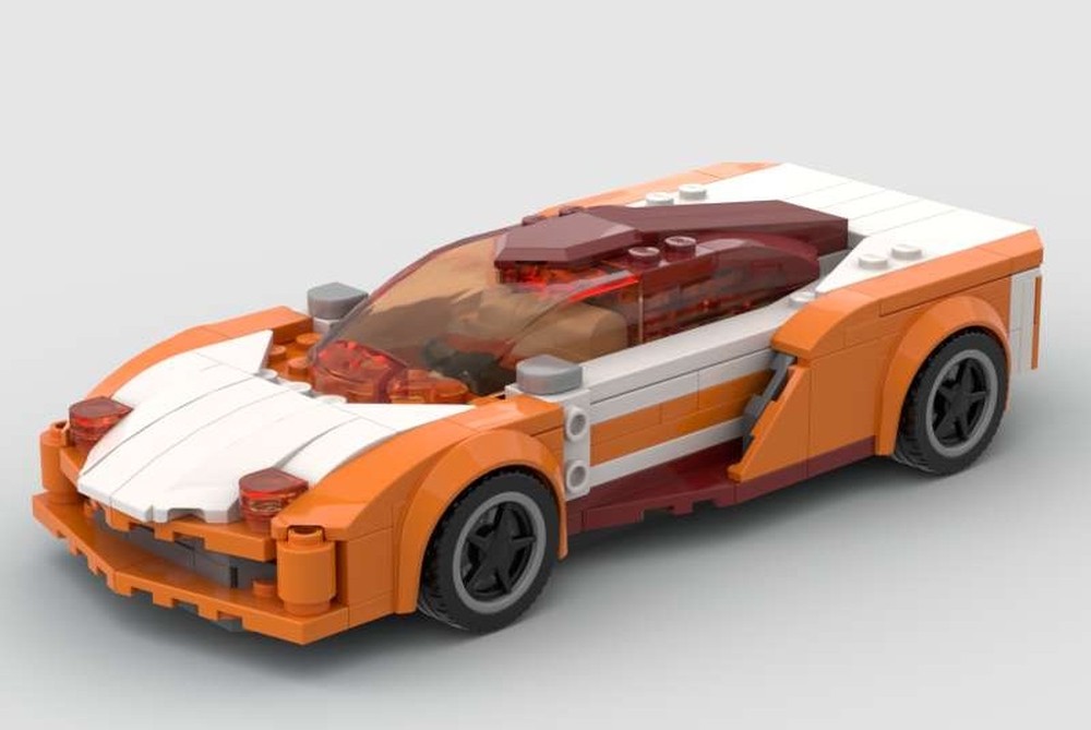 Lego Dynamic Looking 2020s Corvette – 8 to 9 studs wide