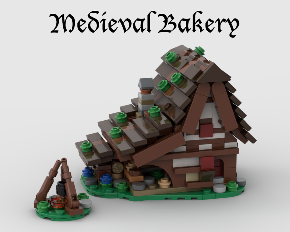 Lego Medieval Bakery - Expansion for Mini Blaustein Castle