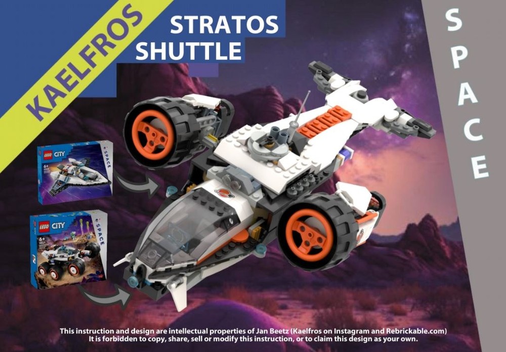 Lego Stratos Shuttle - City Space 2024 - Combiner Model