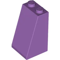 Brick Sloped 75° 2 x 2 x 3 [Solid Studs] / Medium Lavender