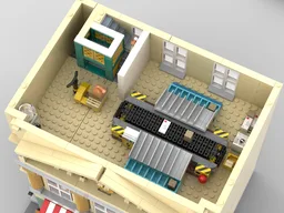 Modular Post Office in Neoclassical style