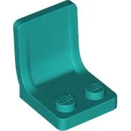 Seat / Chair 2 x 2 / Dark Turquoise