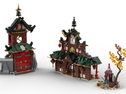 Alternate 71767 ninja dojo temple