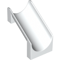 Lego Slide Straight 4 x 6 x 6 / White