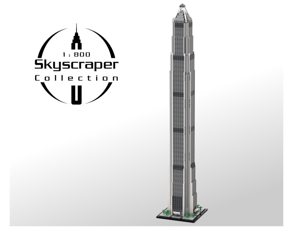 Lego Ping An Finance Centre 1:800 Scale