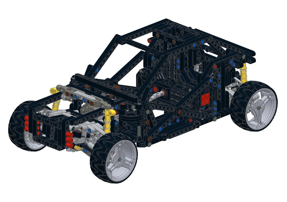 Lego Nissan Skyline GTR-r34 Space Frame in Technic Style designed