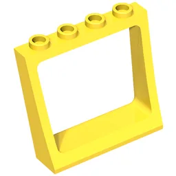 Fabuland, Window Squared Small / Yellow