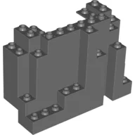 Rock Panel Rectangular 4 x 10 x 6 / Dark Bluish Gray