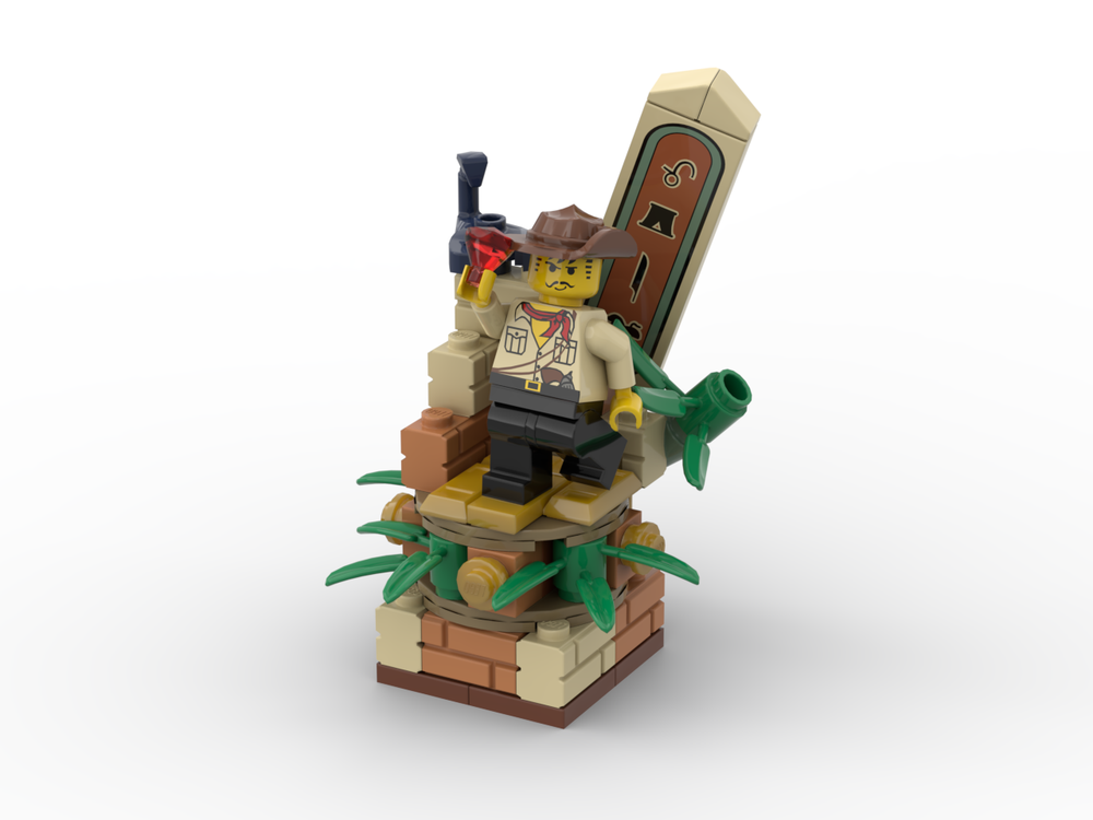 Lego 11021- "90 Years of Adventures" Minifigure Stand