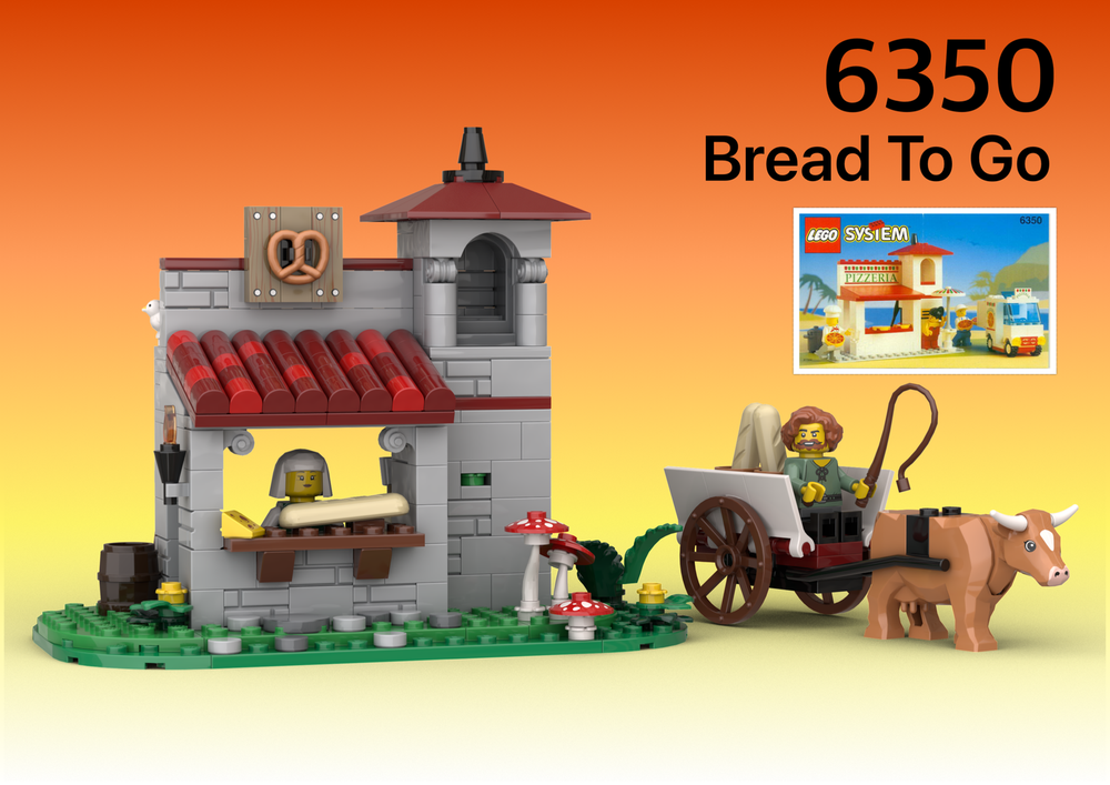 Lego 6350 Bread To Go Medival Crossover