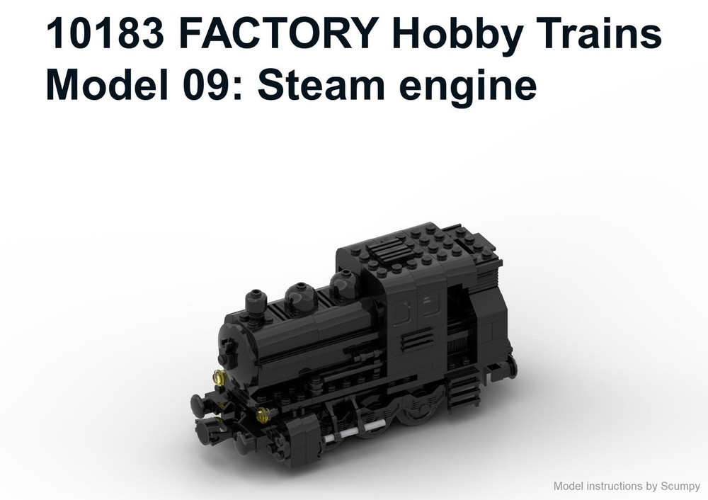 Lego 10183 Model 09: Steam engine