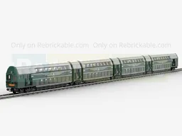 Double Decker Train DGBge of the Deutsche Reichsbahn