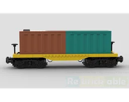 Motorized freight train car