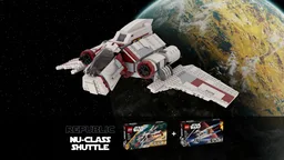 Republic Nu-Class Attack Shuttle - 75402 + 75399 alternative