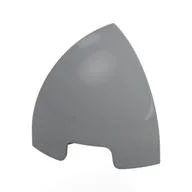 Brick Round Curved 1 x 1 x 1 Quarter Dome / Light Bluish Gray