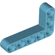 Technic Beam 3 x 5 L-Shape Thick / Medium Azure