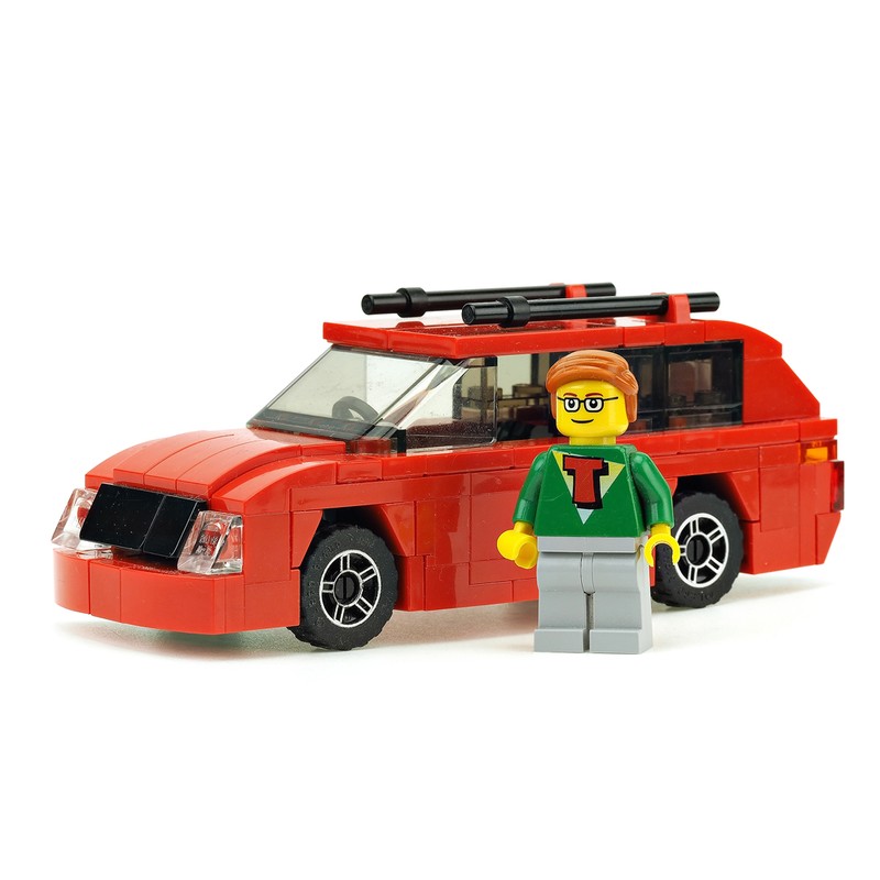 Lego Red station Wagon