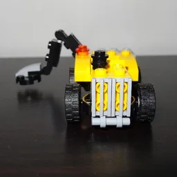 31014 Small tractor with mower crane