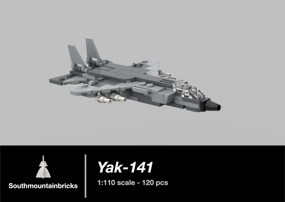 Lego Yak-141 [1:110 scale]