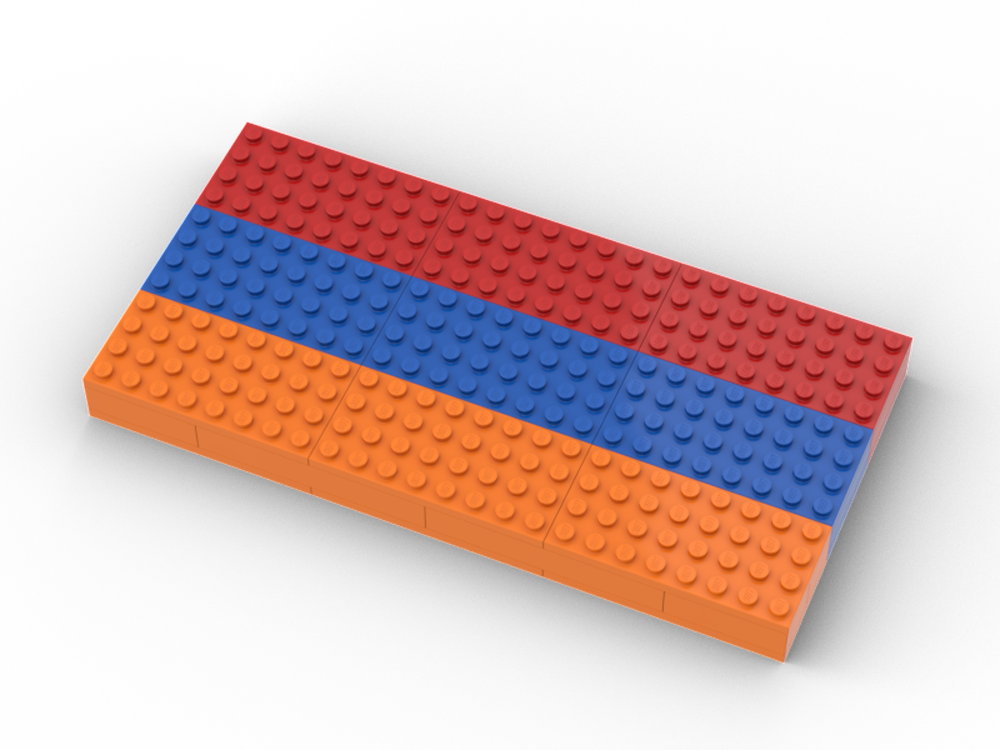 Lego Armenia national flag