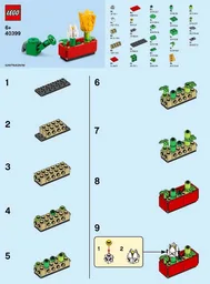 Monthly Mini Model Build Set - 2020 05 May,  Flowers and Watering Can polybag