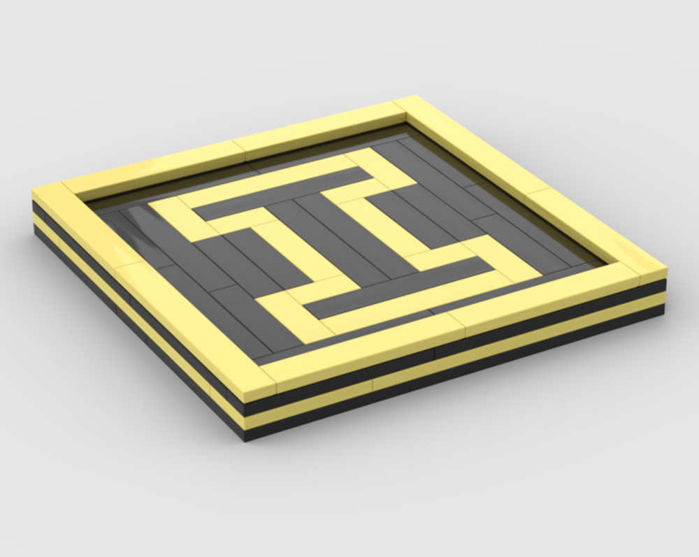 Lego Iowa Hawkeyes Coaster