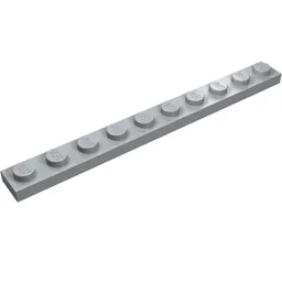 Plate 1 x 10 / Light Bluish Gray