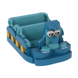 Alice in Wonderland Caterpillar Ride Vehicle