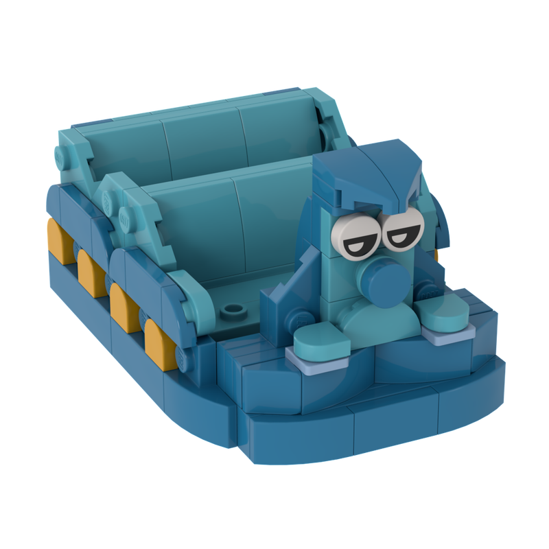 Lego Alice in Wonderland Caterpillar Ride Vehicle