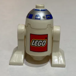 Pen Bead, Minifigure, R2-D2 / White