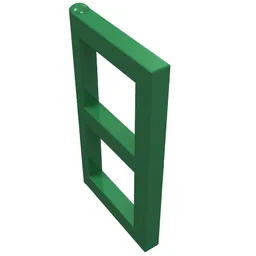 Window 1 x 2 x 3 Pane / Green